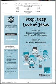 Deep, Deep Love of Jesus Unison/Two-Part choral sheet music cover Thumbnail